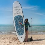 All Round Paddle Board 10'length 30 Inch Width 4 Thick Inflatable Sup With Adjustable Travel Backpack Leash - 6