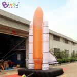 Good Handwork 6m Tall Inflatable Space Rocket Model Giant Airplane Luxury Vivid Aircraft Replica Toys - 2