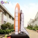 Good Handwork 6m Tall Inflatable Space Rocket Model Giant Airplane Luxury Vivid Aircraft Replica Toys - 5
