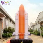 Good Handwork 6m Tall Inflatable Space Rocket Model Giant Airplane Luxury Vivid Aircraft Replica Toys - 6