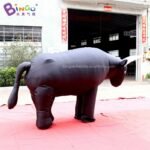 Good Quality 3 2x1 8mh Inflatable Black Bull Costume Model Air Filled Customized Wearing Decoration Parade Event Item - 3