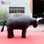 Good Quality 3 2x1 8mh Inflatable Black Bull Costume Model Air Filled Customized Wearing Decoration Parade Event Item - 4