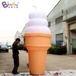 Good Quality 3mh Inflatable Lighting Ice Cream Model Individualized Led Sweet Cone Advertising Decoration - 3