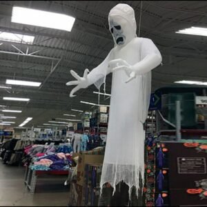 Great Handmade 3m Inflatable White Ghost Hanging Toy Inflated Characteristic In Halloween Decoration - 2