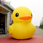 Great Handmade 4m Rhubarb Duck Infaltable Inflatable Big Yellow Decoration Cartoon Balloon Toys - 4