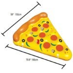 Giant 180cm Inflatable Pizza Slice Pool Floats Swimming Ring Floating Row For Adults Water Toys Mattress Sea Party - 5