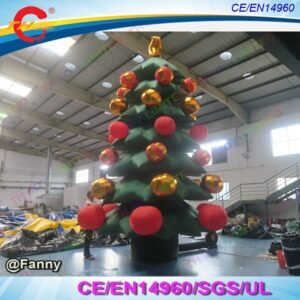 Giant 6m 20ft Height Inflatable Christmas Trees With Ball Ornaments For Store And Home Decoration - 2