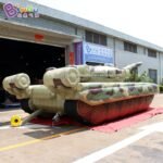 Giant 8 8x3 5x2 5 Meters Inflatable Military Tank Decoy Custom Picture Or Logo For Outdoor Decoration Show - 5