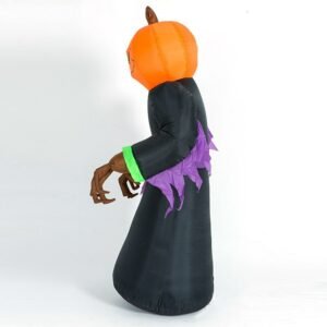 Giant Halloween Inflatable Led Lighted Decoration Pumpkin Ghost Grim Reaper Scary Party Decor Outdoor Toys - 2
