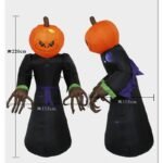 Giant Halloween Inflatable Led Lighted Decoration Pumpkin Ghost Grim Reaper Scary Party Decor Outdoor Toys - 6