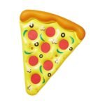 Giant Inflatable Pizza Slice Pool Float For Adults Children Flamingo Swimming Ring Water Mattress Toys - 4