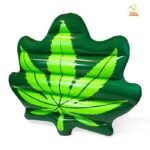 Giant Inflatable Leaf Pool Floats For Adults Green Swimming Ring Tube Lounger Mattress Water Toys - 4
