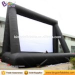 Giant Inflatable Screen 9m Large Projection Movie Screens Outdoor Film For Advertising - 2