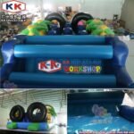 Giant Inflatable Obstacle Adult Course Coco Tree Themed Race Game - 2