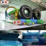 Giant Inflatable Obstacle Adult Course Coco Tree Themed Race Game - 5