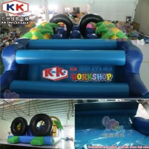 Giant Inflatable Obstacle Adult Course Coco Tree Themed Race Game - 2