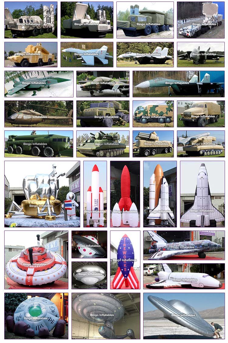 Giant 8x35x25m Customizable Inflatable Military Tank Decoy With Personalized Logo For Outdoor Decor - 1