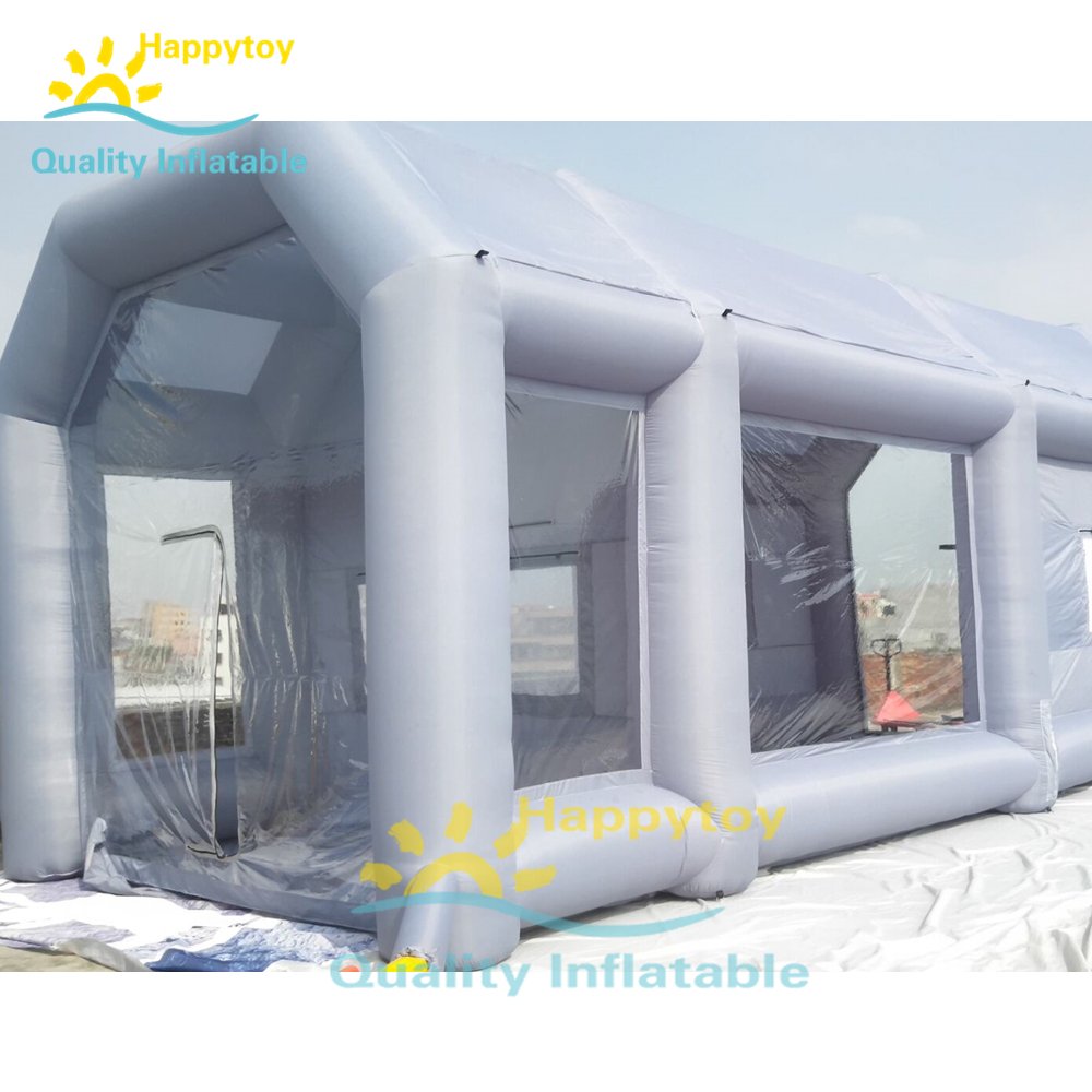 Large Vehicle Spray Paint Booth Inflatable Car Workstation Shelter Garage Cover Protection - 3