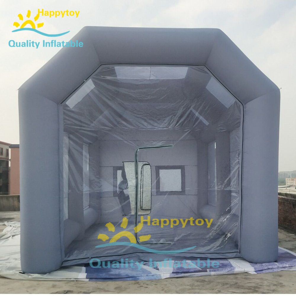 Large Vehicle Spray Paint Booth Inflatable Car Workstation Shelter Garage Cover Protection - 5