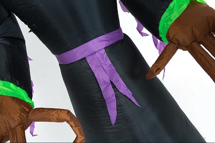 Outdoor Giant Halloween Led Lighted Inflatable Decoration Scary Pumpkin Grim Reaper Ghost Party Decor Toys - 8