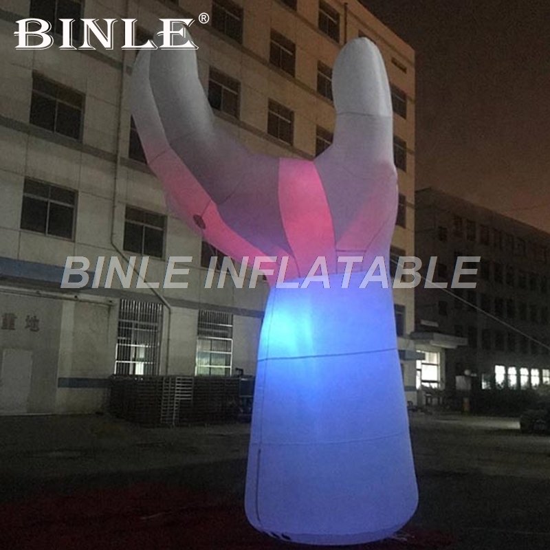 Jumbo Size Fun Kids Outdoors Giant Inflatable Hand Waving Toy Durable Party Accessory And Game - 2
