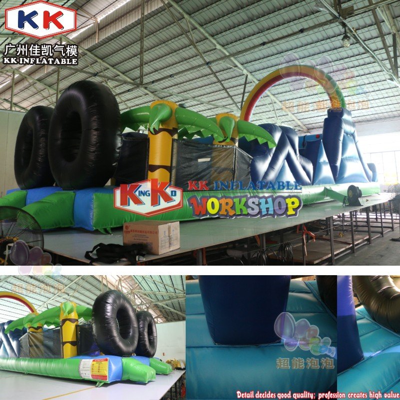 Giant Inflatable Coco Tree Themed Race Game Adult Obstacle Course Adventure Outdoor Fun Activity - 4 Giant Inflatable Coco Tree Themed Race Game Adult Obstacle Course Adventure Outdoor Fun Activity - 4