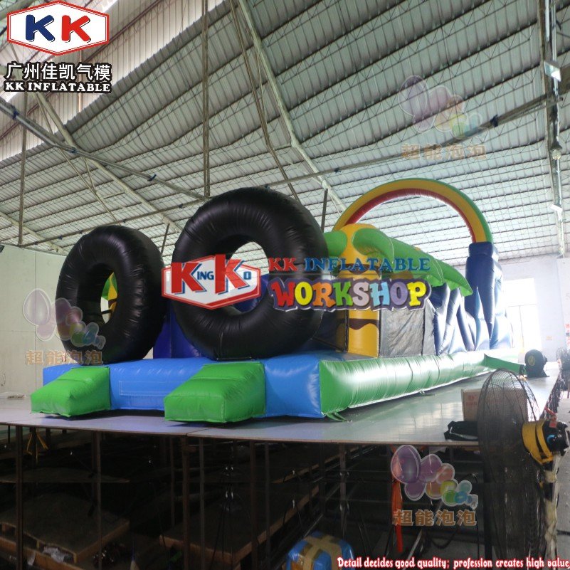 Giant Inflatable Coco Tree Themed Race Game Adult Obstacle Course Adventure Outdoor Fun Activity - 1 Giant Inflatable Coco Tree Themed Race Game Adult Obstacle Course Adventure Outdoor Fun Activity - 1