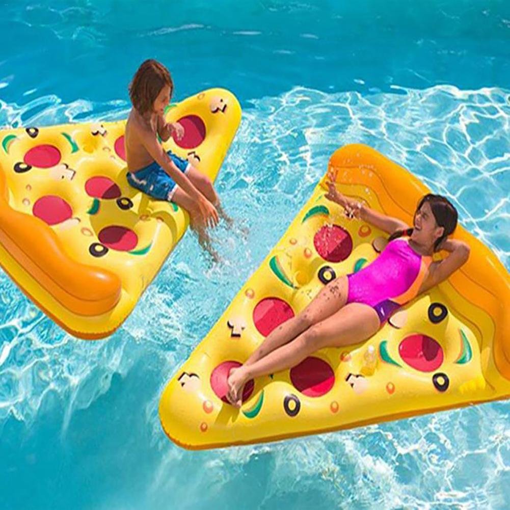 Deluxe Giant Inflatable Pizza Slice Swimming Pool Float For Kids Adults Flamingo Water Mattress Toy - 7 Deluxe Giant Inflatable Pizza Slice Swimming Pool Float For Kids Adults Flamingo Water Mattress Toy - 7