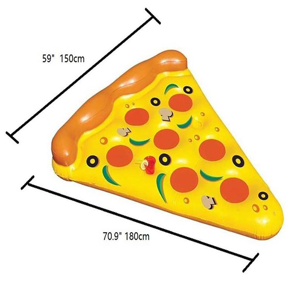 Deluxe Giant Inflatable Pizza Slice Swimming Pool Float For Kids Adults Flamingo Water Mattress Toy - 10 Deluxe Giant Inflatable Pizza Slice Swimming Pool Float For Kids Adults Flamingo Water Mattress Toy - 10