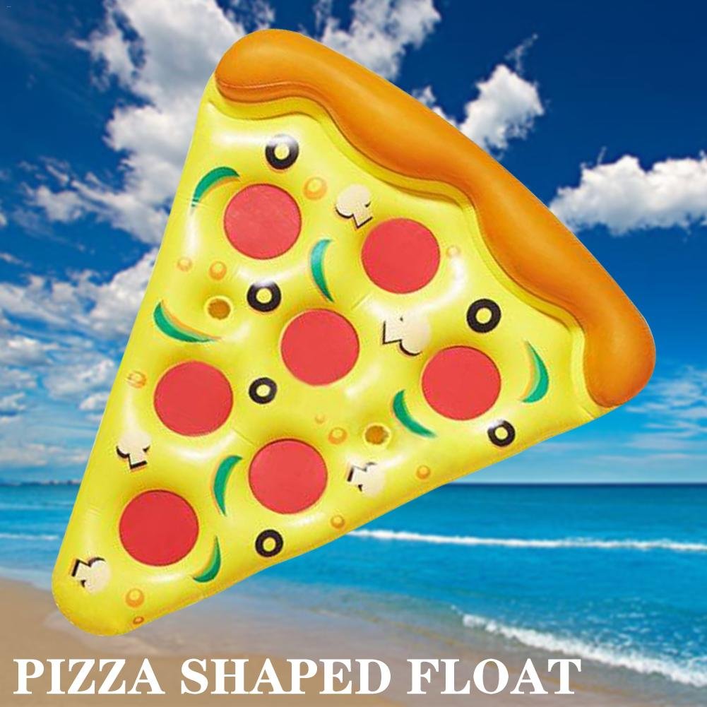 Deluxe Giant Inflatable Pizza Slice Swimming Pool Float For Kids Adults Flamingo Water Mattress Toy - 2 Deluxe Giant Inflatable Pizza Slice Swimming Pool Float For Kids Adults Flamingo Water Mattress Toy - 2