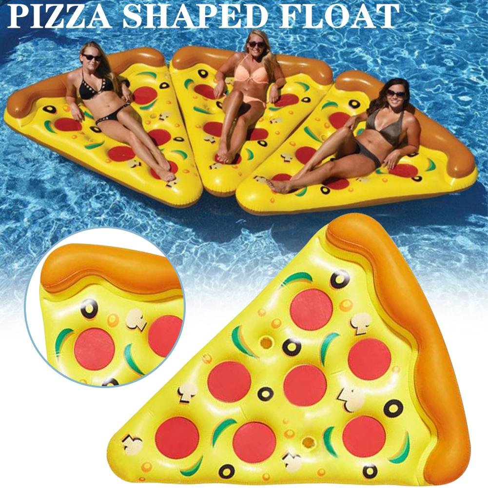 Deluxe Giant Inflatable Pizza Slice Swimming Pool Float For Kids Adults Flamingo Water Mattress Toy - 3 Deluxe Giant Inflatable Pizza Slice Swimming Pool Float For Kids Adults Flamingo Water Mattress Toy - 3