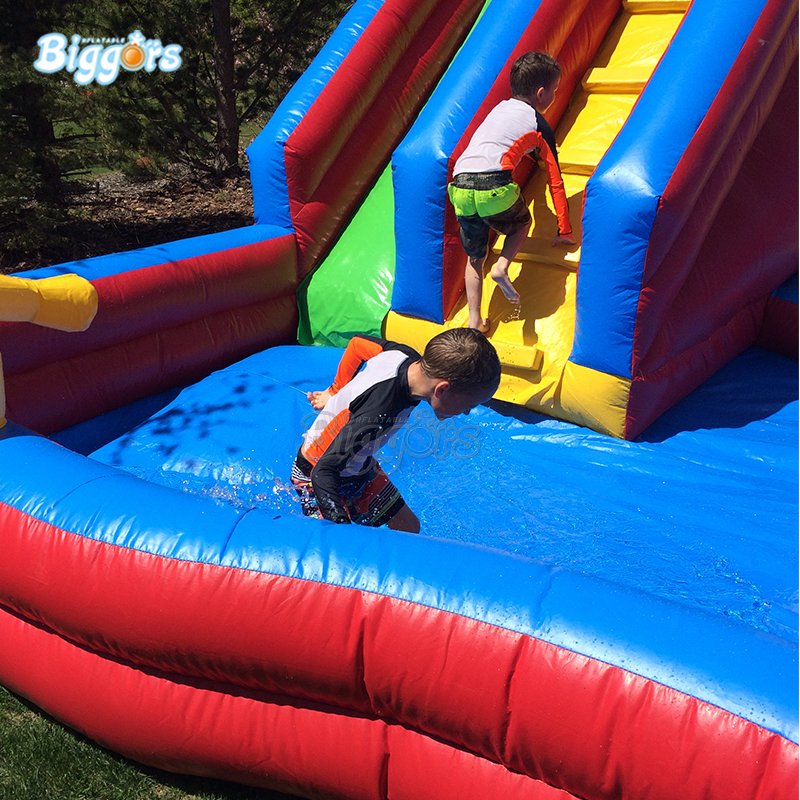 Commercial Grade Giant Inflatable Water Slide With Pool Summer Fun Game Pvc Includes Blowers - 3