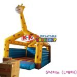 Giraffe Bouncer Moonwalk Children's Fun City Jump House Inflatable Playland - 3