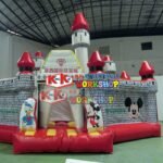 Good Inflatable Bounce Children's Park Kids Jumping Round Bouncer Castle - 2