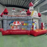 Good Inflatable Bounce Children's Park Kids Jumping Round Bouncer Castle - 4