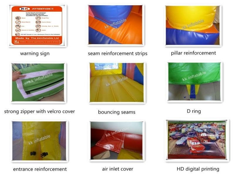 Kids Inflatable Bounce Castle Childrens Jumping Park Fun Round Bouncer Durable Outdoor Play Equipment - 3 Kids Inflatable Bounce Castle Childrens Jumping Park Fun Round Bouncer Durable Outdoor Play Equipment - 3