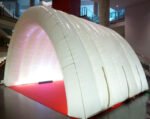 White Inflatble Led Light Tunnel Tent Inflatable Entrance For Event Party