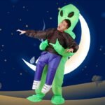Green Alien Inflatable Costume For Adult Christmas Halloween Birthday Make-up Party Fun Toys Et Dress Up Cosplay Suits Outfit - 4
