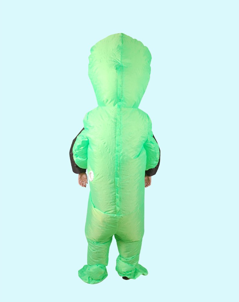 Adult Green Alien Inflatable Costume For Halloween Christmas Birthday Parties Cosplay Fun Dressup Toy - 3
