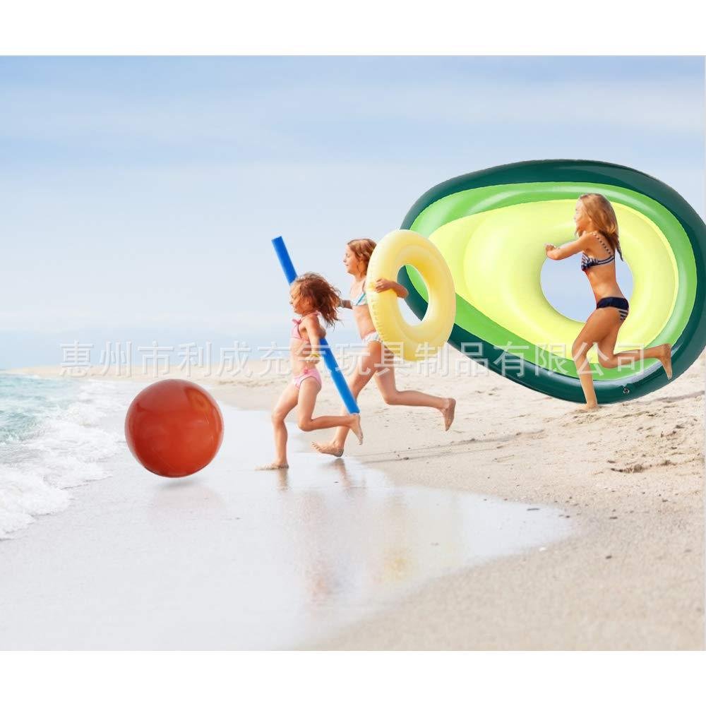 Extralarge Green Avocado Inflatable Swimming Tube Environmentallyfriendly Durable Adult Pool Float Ball - 6