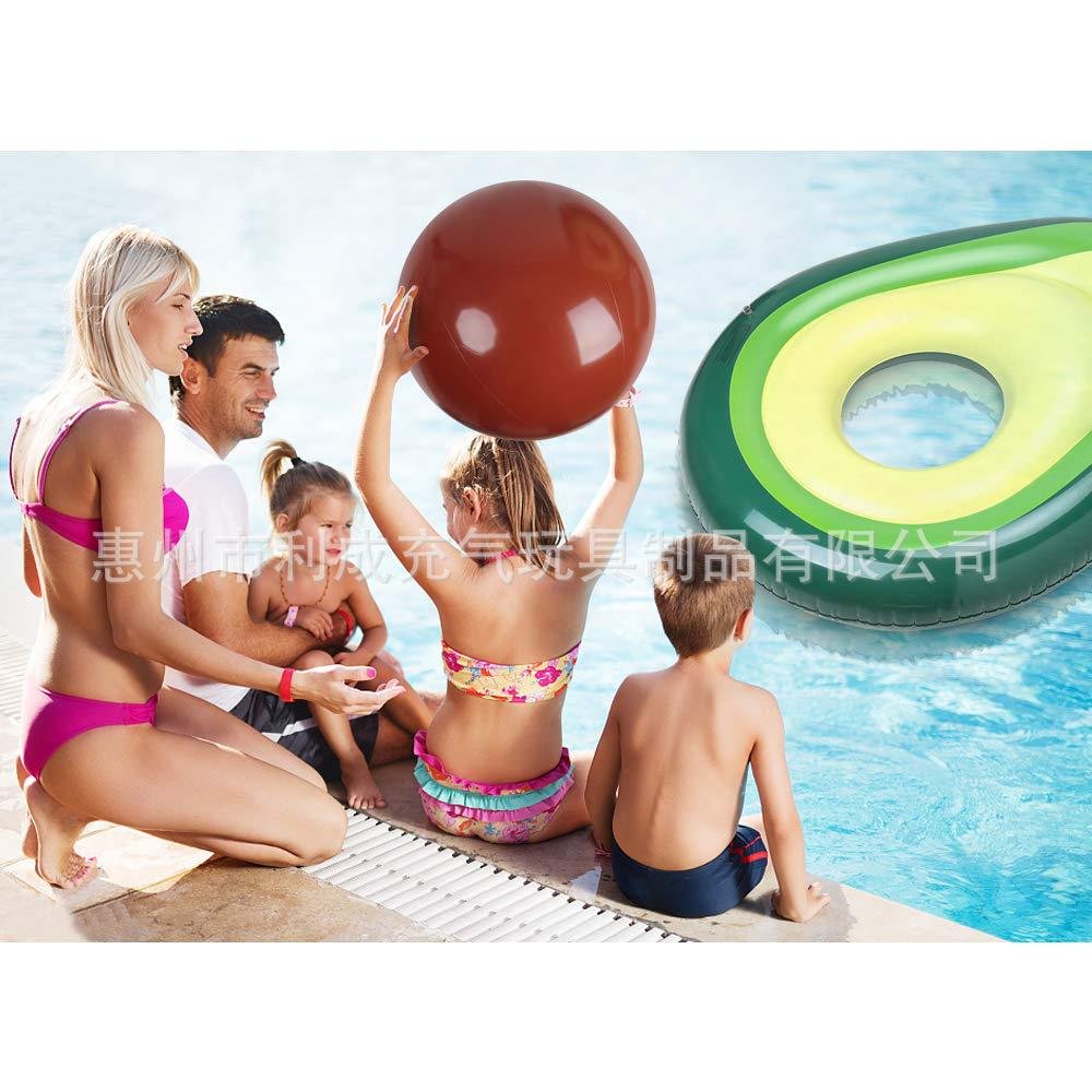 Extralarge Green Avocado Inflatable Swimming Tube Environmentallyfriendly Durable Adult Pool Float Ball - 8