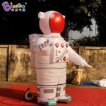 Highly Recommended 3m Inflatable Standing Astronaut Model Inflating Custom Made Spaceman Cartoon Toy Decoration - 5