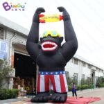 Highly Recommended 7 6mh Inflatable Giant Gorilla Holding Airship Model Characteristic Orangutan Cartoon - 3