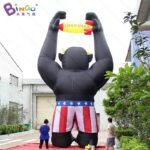 Highly Recommended 7 6mh Inflatable Giant Gorilla Holding Airship Model Characteristic Orangutan Cartoon - 6
