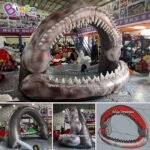 Shark Inflatables Beauty Giant Mouth Model Inflatable Ocean Theme Toy - 6