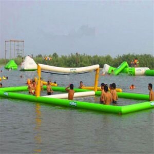 12x6m Inflatable Water Sports Games Volleyball Field Beach Court A Pump