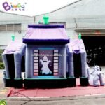 Halloween Decoration 4x5x4 2mh Inflatable Haunted House Tunnel For Outdoor Event Standing Balloon Toys - 4
