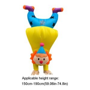 Clown Inflatable Costume Adult Funny Blowup Cosplay Party Dress - 2
