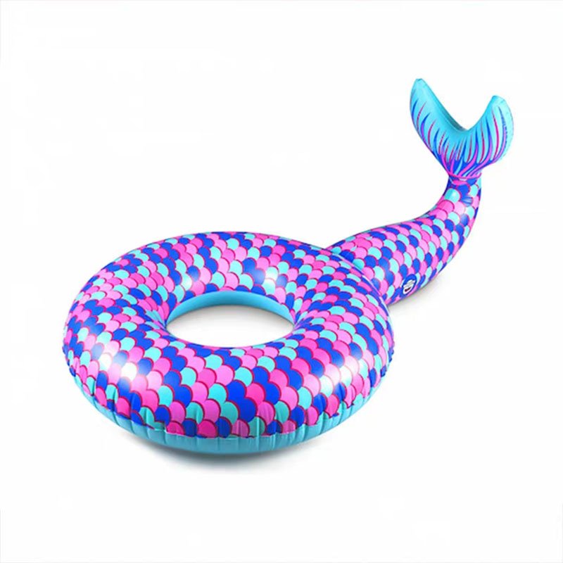 Extra Large 180cm Inflatable Mermaid Swimming Ring Hawaii Themed Lifebuoy Fun Beach Pool Party Float Toy For Kids Adults - 8 Extra Large 180cm Inflatable Mermaid Swimming Ring Hawaii Themed Lifebuoy Fun Beach Pool Party Float Toy For Kids Adults - 8