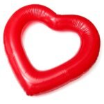 Heart-shaped Inflatable Pool Float Mattress Swimming Ring Swim Lifebuoy Water Toys For Kids Adults Beach Party - 3
